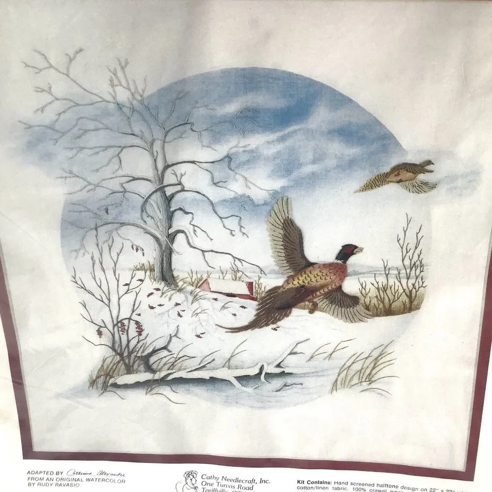 Vintage‎ Cathy Needlecraft Craft 0511 Pheasant Size 22